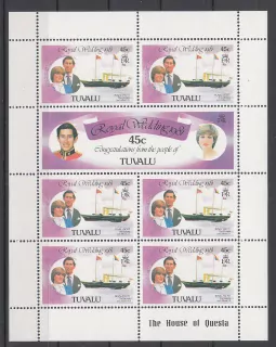 Tuvalu známky, Princezna Diana